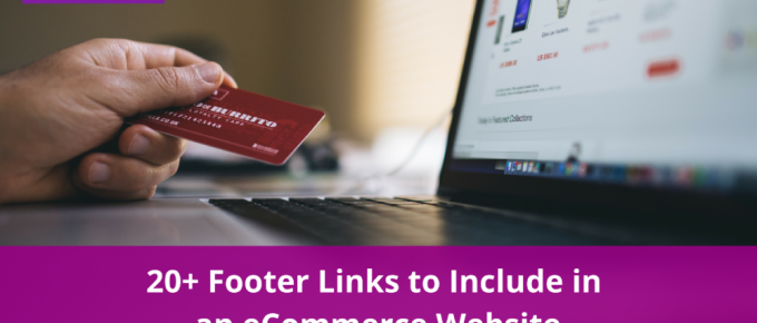 eCommerce footer links